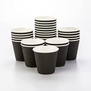 Disposable Black Hot Beverage Cups - Pack 50 Multilinks100 Gifts Trading Multilinks100 Multilinksuae Multilinks Business Consultant