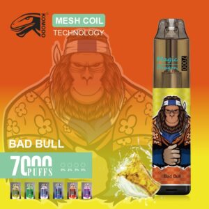 Komodo Magic Dragon Vape Bad Bull Flavour Energy Drink Flavour 7000 Puffs