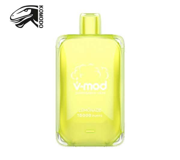 Komodo V-Mod 10000 Puffs Disposable Vape Lemonade Flavour Powerful Battery Mesh Coil E Cigarette