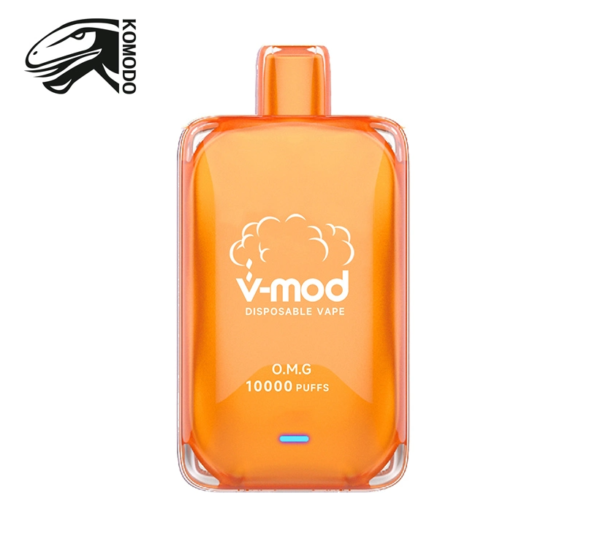 Komodo V-Mod 10000 Puffs Disposable Vape Orange Mango Guava Flavour OMG Flavour Powerful Battery Mesh Coil E Cigarette